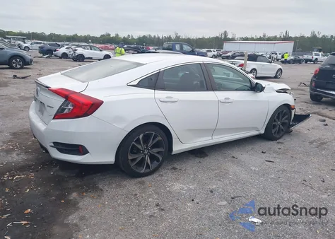 2020 Honda Civic Sport from USA, damaged, VIN 19XFC2F86LE003510